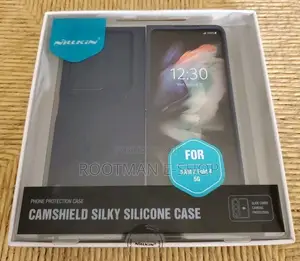 Nillkin Camshield Silky Silicone Samsung Z Fold 4 Blue Case