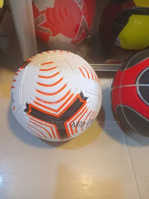 Leather Football Size 5 Yellow  Soccer Ball
