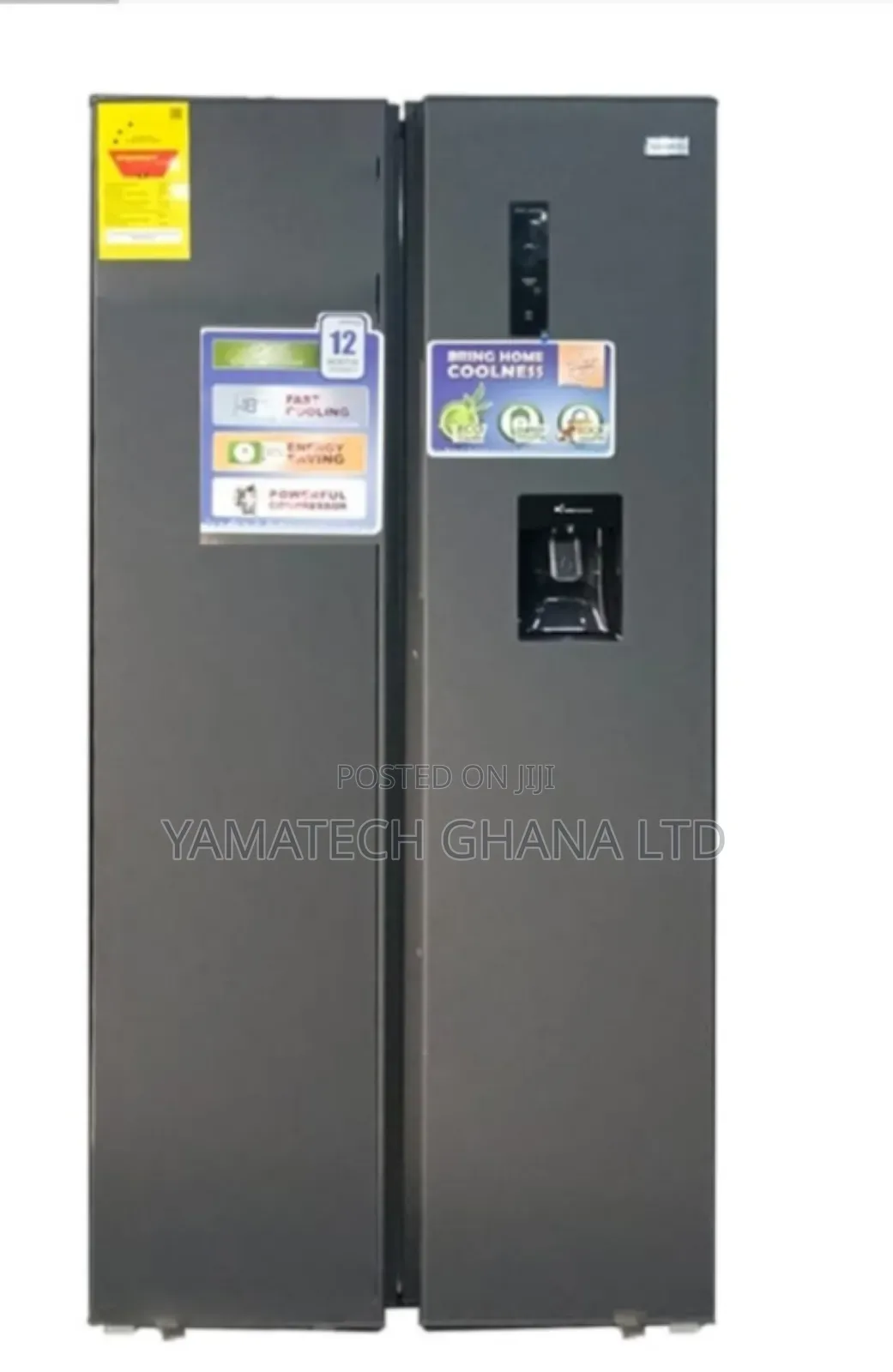 Quality Energy Saving Nasco 425 Litre Side by Side Dispenser Fridge