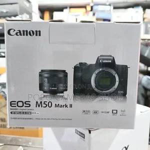 Canon Eos M50 Mark Ii With Ef -M15-45 Is STM Lens