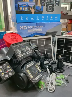 Outdoor Solar Camera 4 Lens