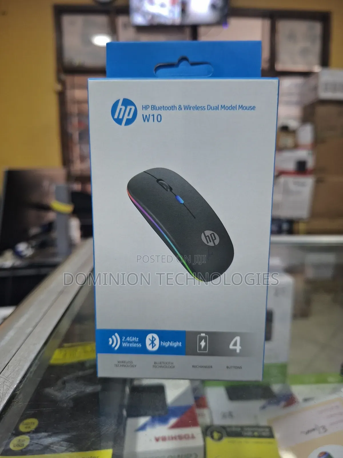 Hp Bluetooth Wireless Dual Model Mouse W10