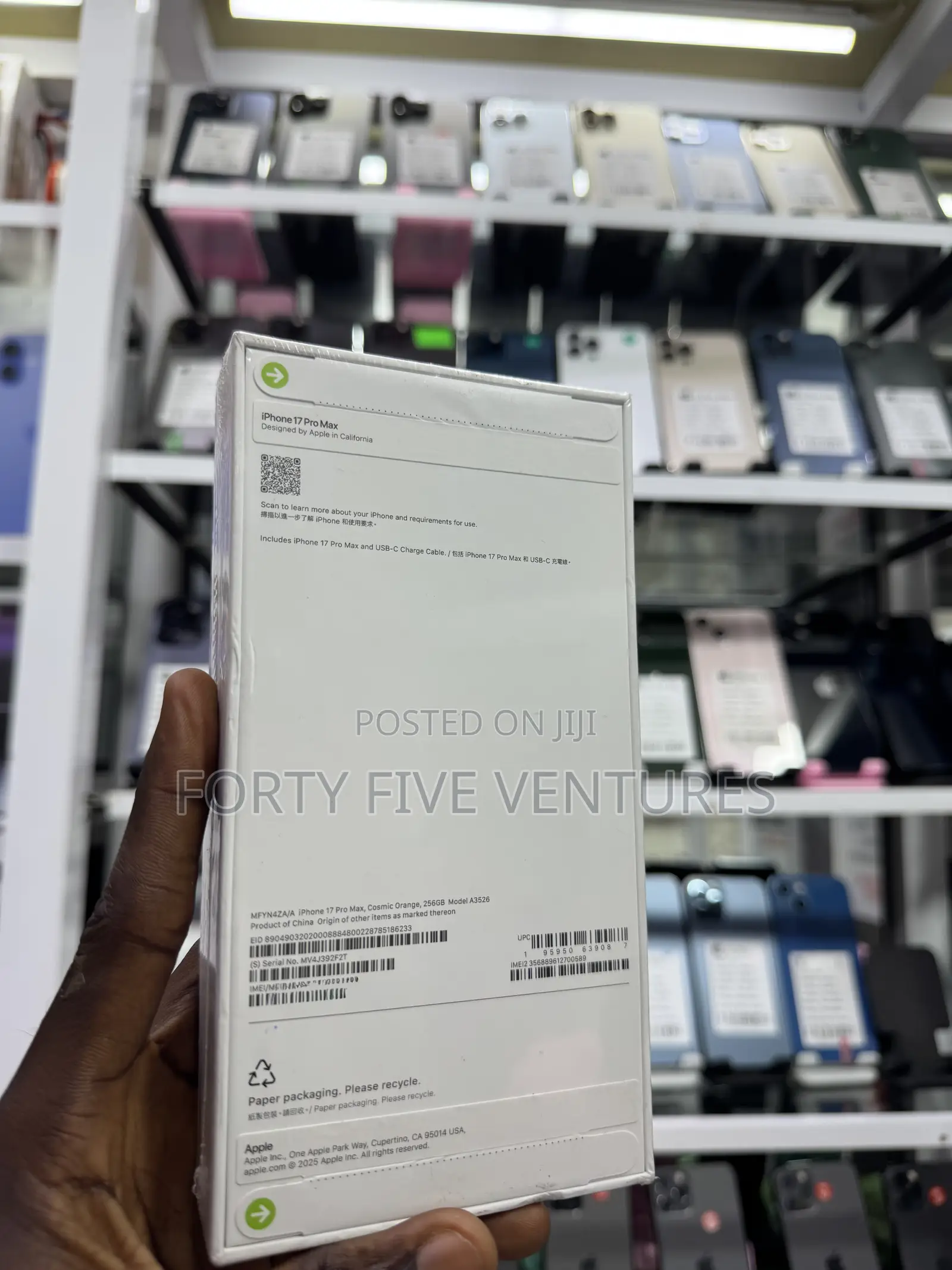 New Apple iPhone 17 Pro Max 256 GB Orange