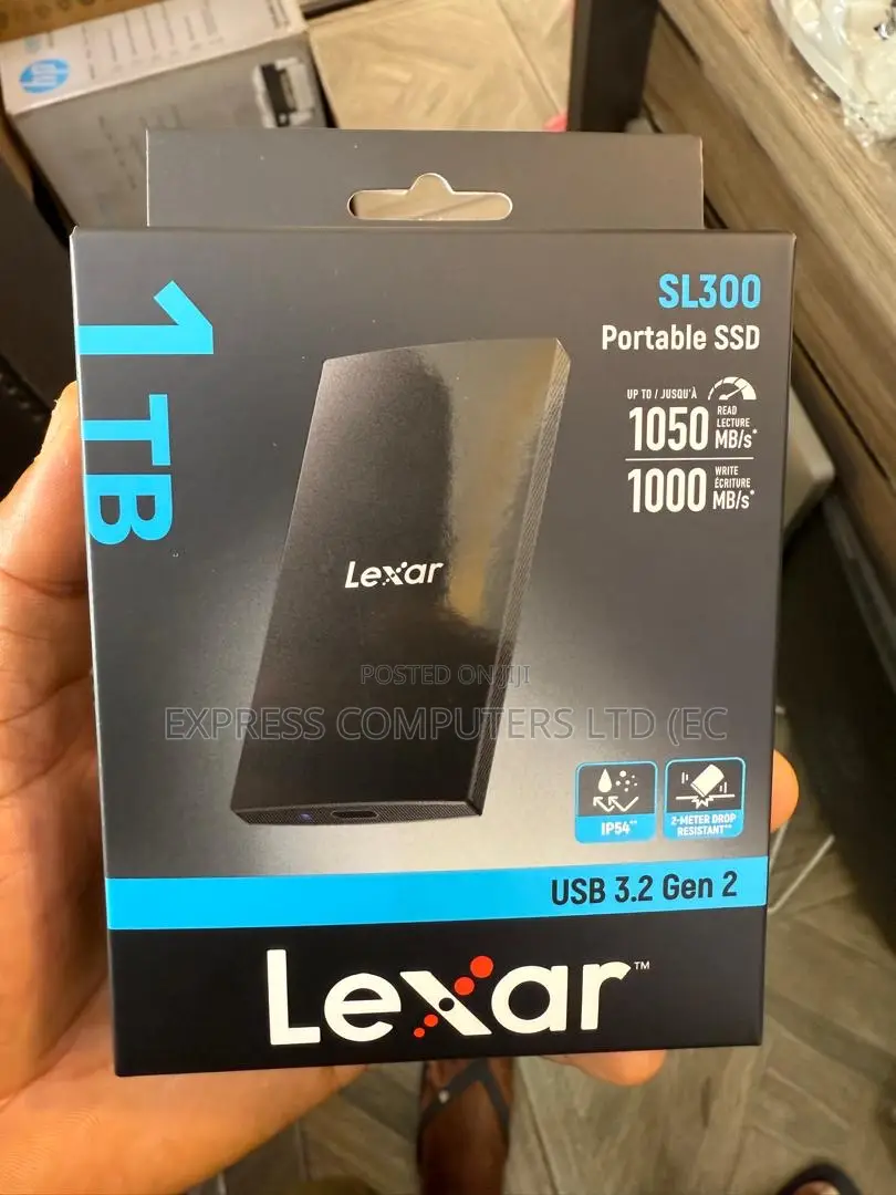 Lexar Si300 Portable SSD Up to 1050mb/S Read and 1000mb/ Write From Uk