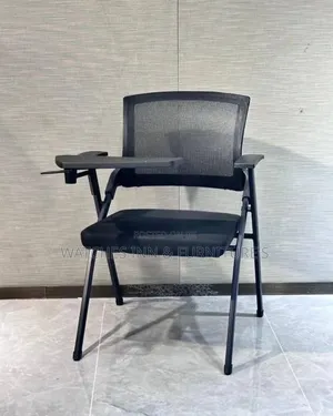 Folding Chair With Writing Board for Training, Lectures, Office Etc