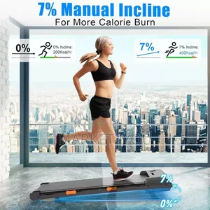 Motorized Treadmill With Remote & Armrest