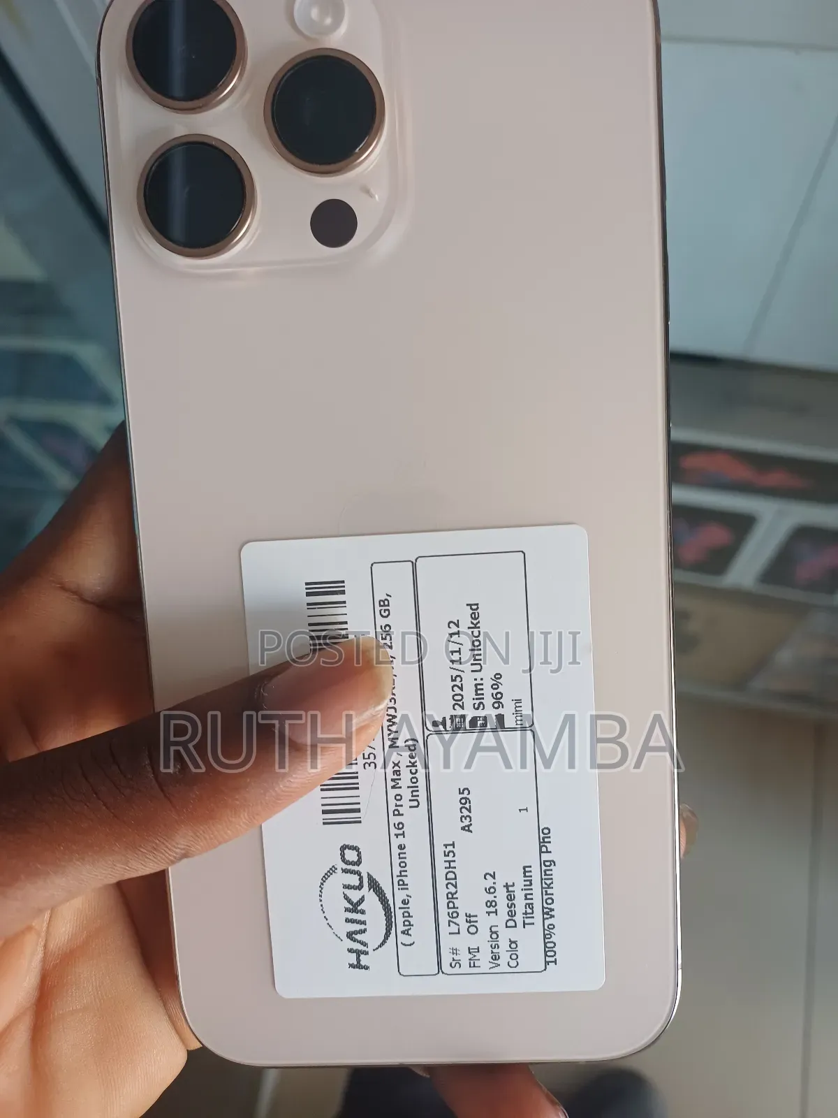 Apple iPhone 16 Pro Max 256 GB Gold