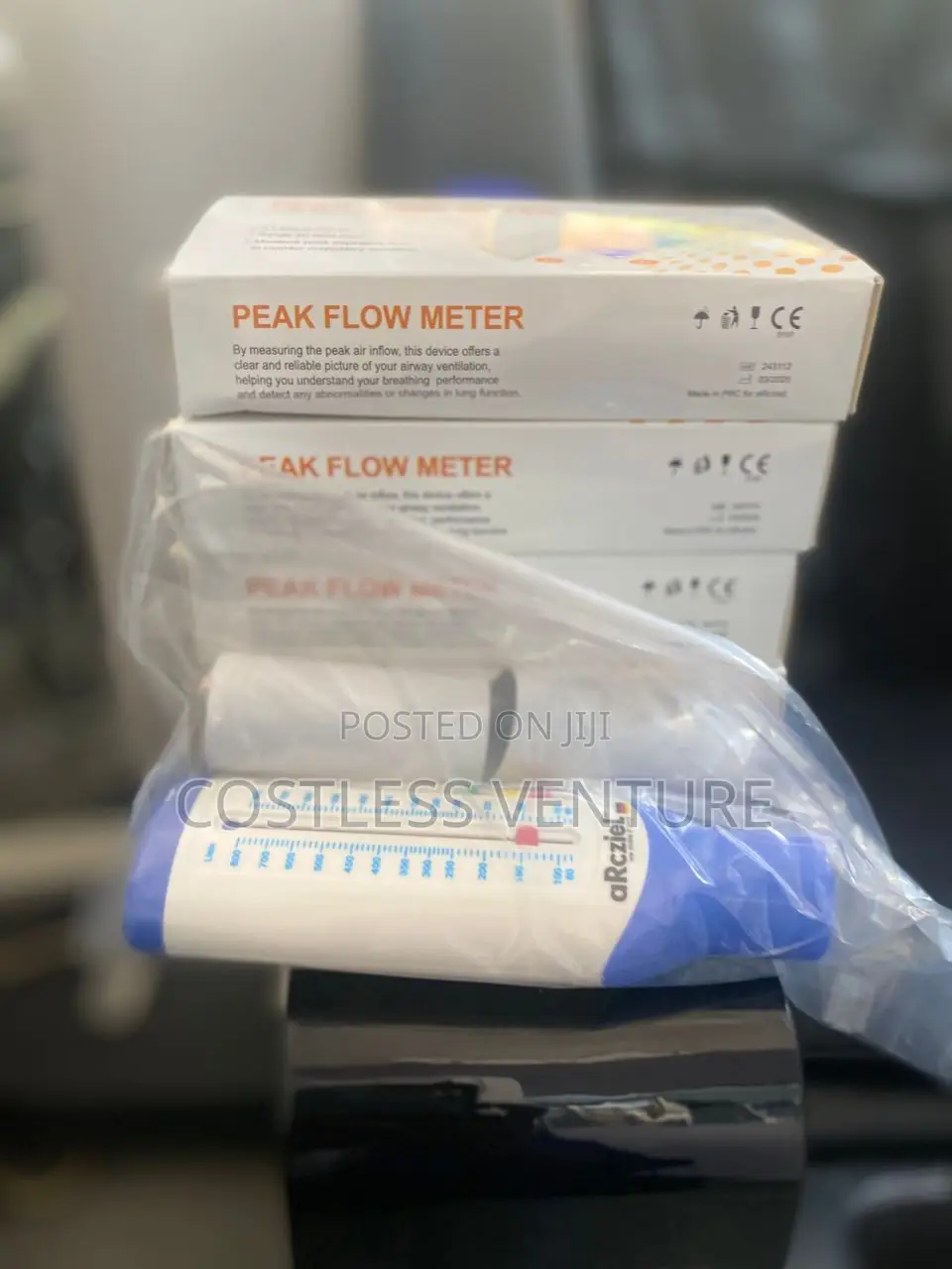 Arcziel Peak Flow Meter (With Mouth Pieces)