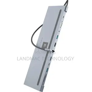 Heatz 12 in 1 Usb-C Hub Zt55 Ultra Hd for Macbooks and Laptops