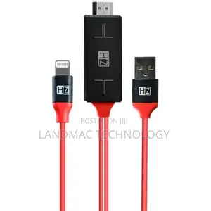 Heatz HDTV Cable for iPhone Black/Red
