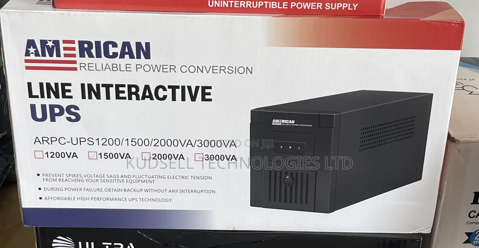 1500va (1.5kva) American Ups With (Automatic Voltage Regulator)