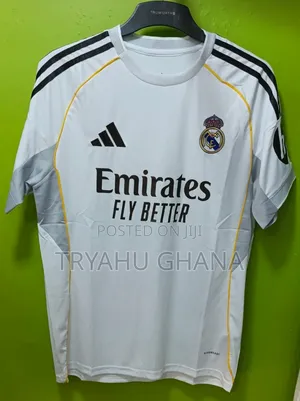 Trendy Real Madrid 2025/26 Home Jerseys For Casual & Sportswear