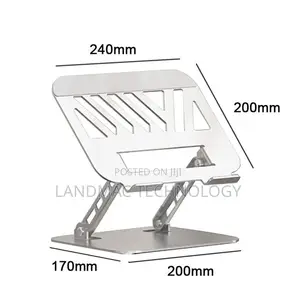 Adjustable Laptop Stand for Desk, Metal Foldable Laptop Riser Holder