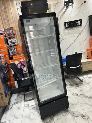 Quick Reliable TCL Singledoor Glass Black Display Fridge