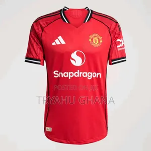 Authentic 2025/26 Manchester United Home Jersey - Shop Now At Tryahu