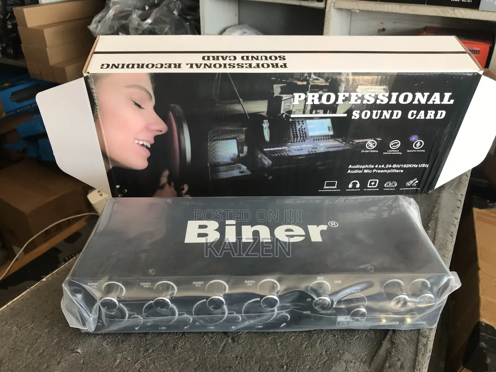 Biner Sound Card (4x4)