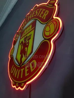 Manchester United Led 3d Logo