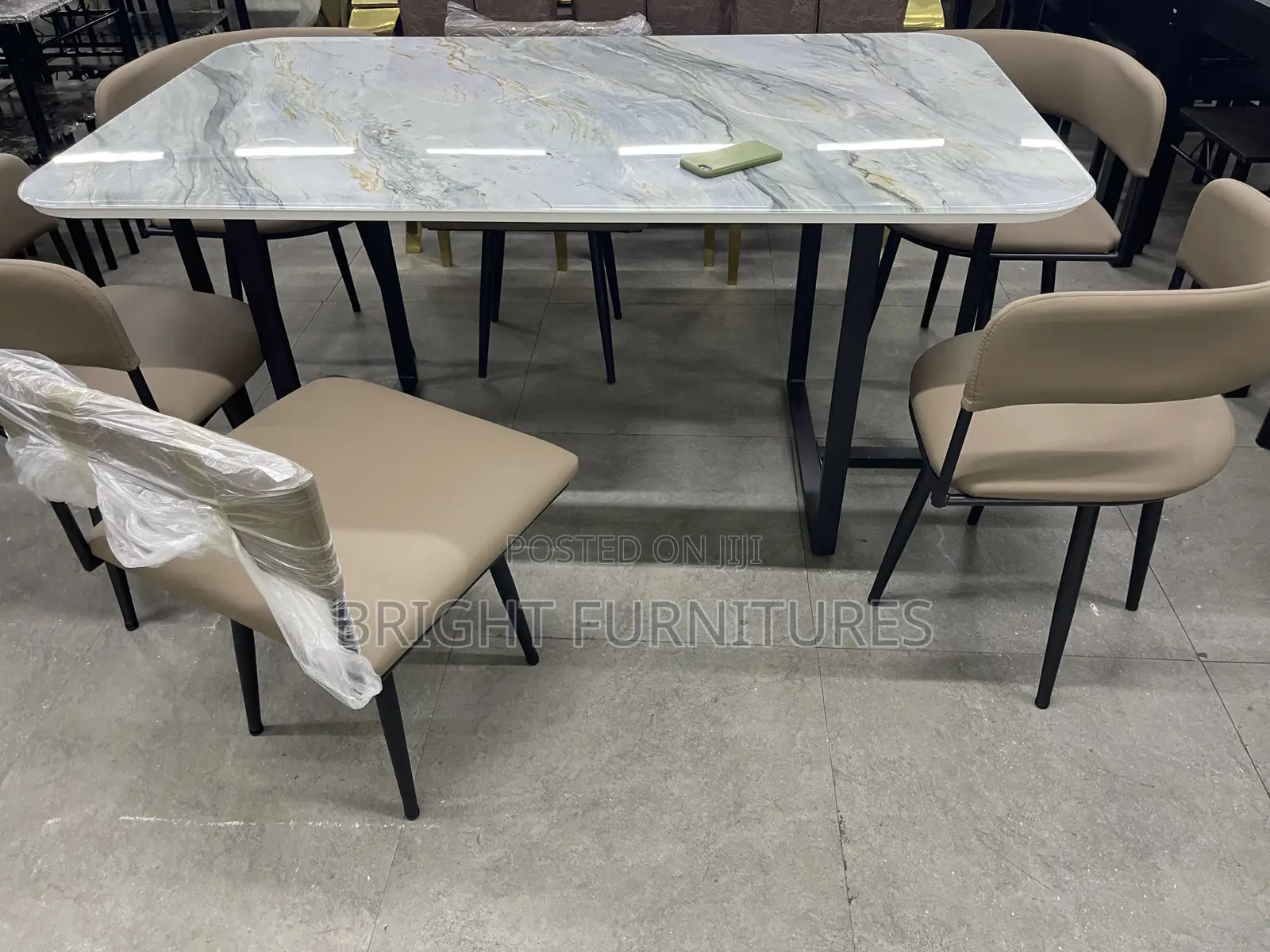 Quality 6 Seater Marble Dining Table