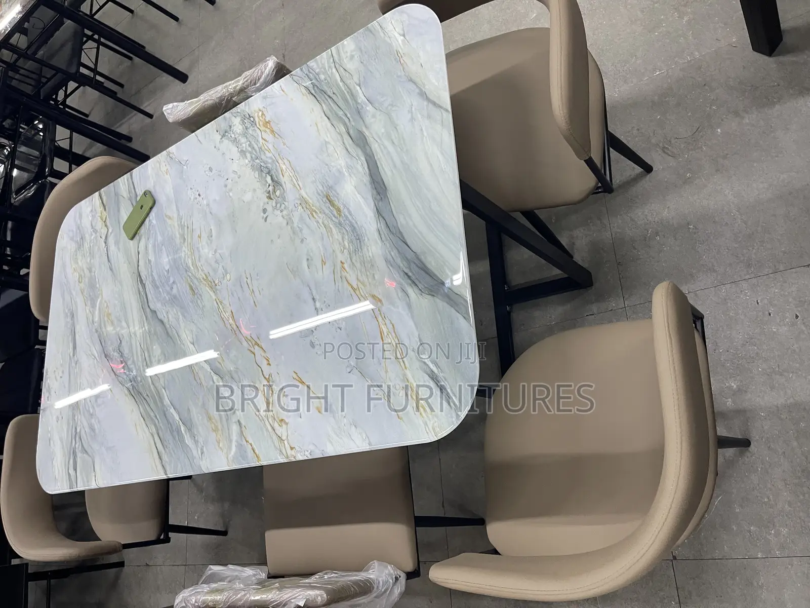 Quality 6 Seater Marble Dining Table
