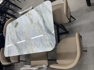Quality 6 Seater Marble Dining Table