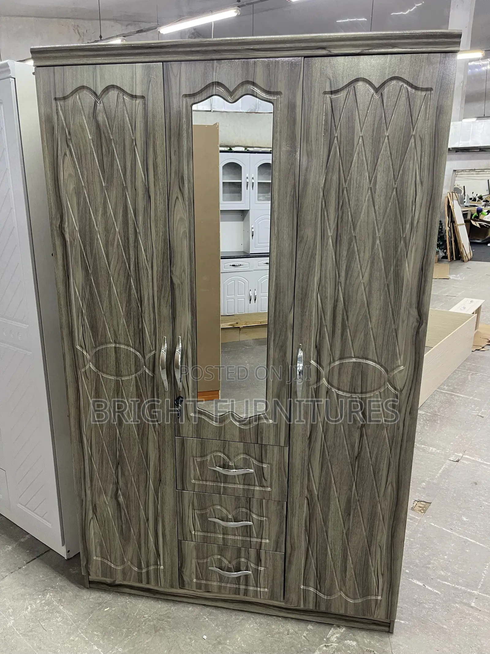 Imported Three in One Wooden Wardrobe(3in1)