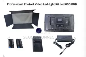 Led 800 Red Professional Video And Phot Led Light Kit