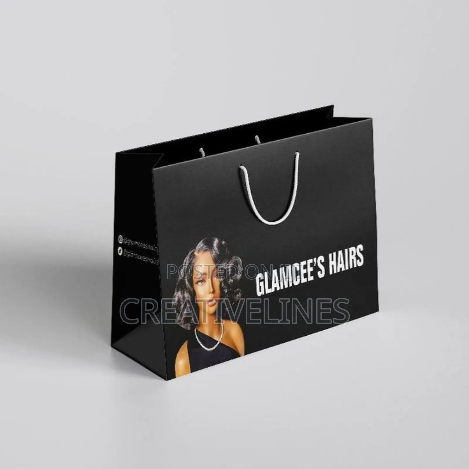 Black Wig Bag