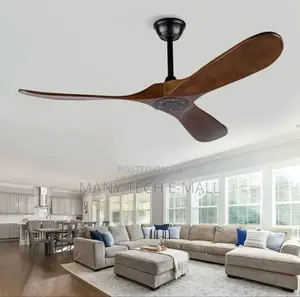 Natural Wooden Vintage Fan