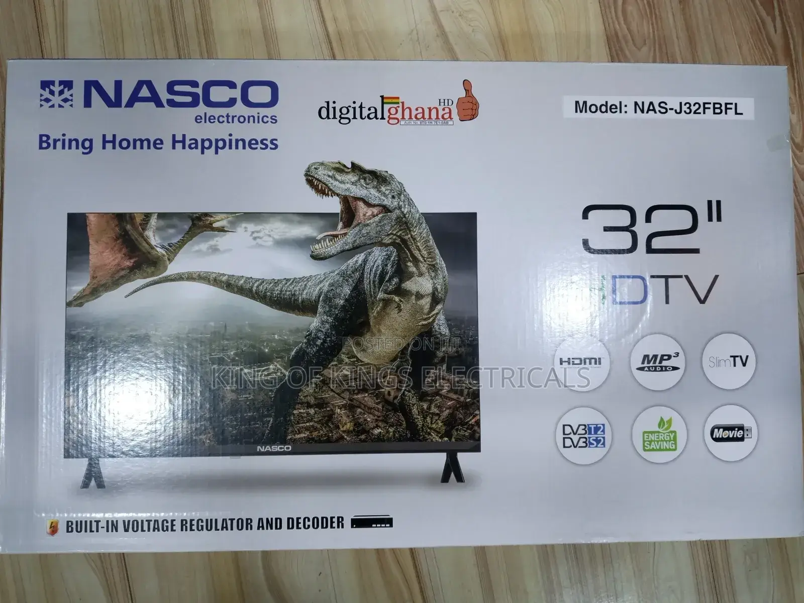 Nasco 32inches Hdtv(Black)