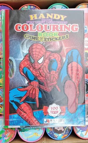Handy Colouring Book With 100 Stickers
