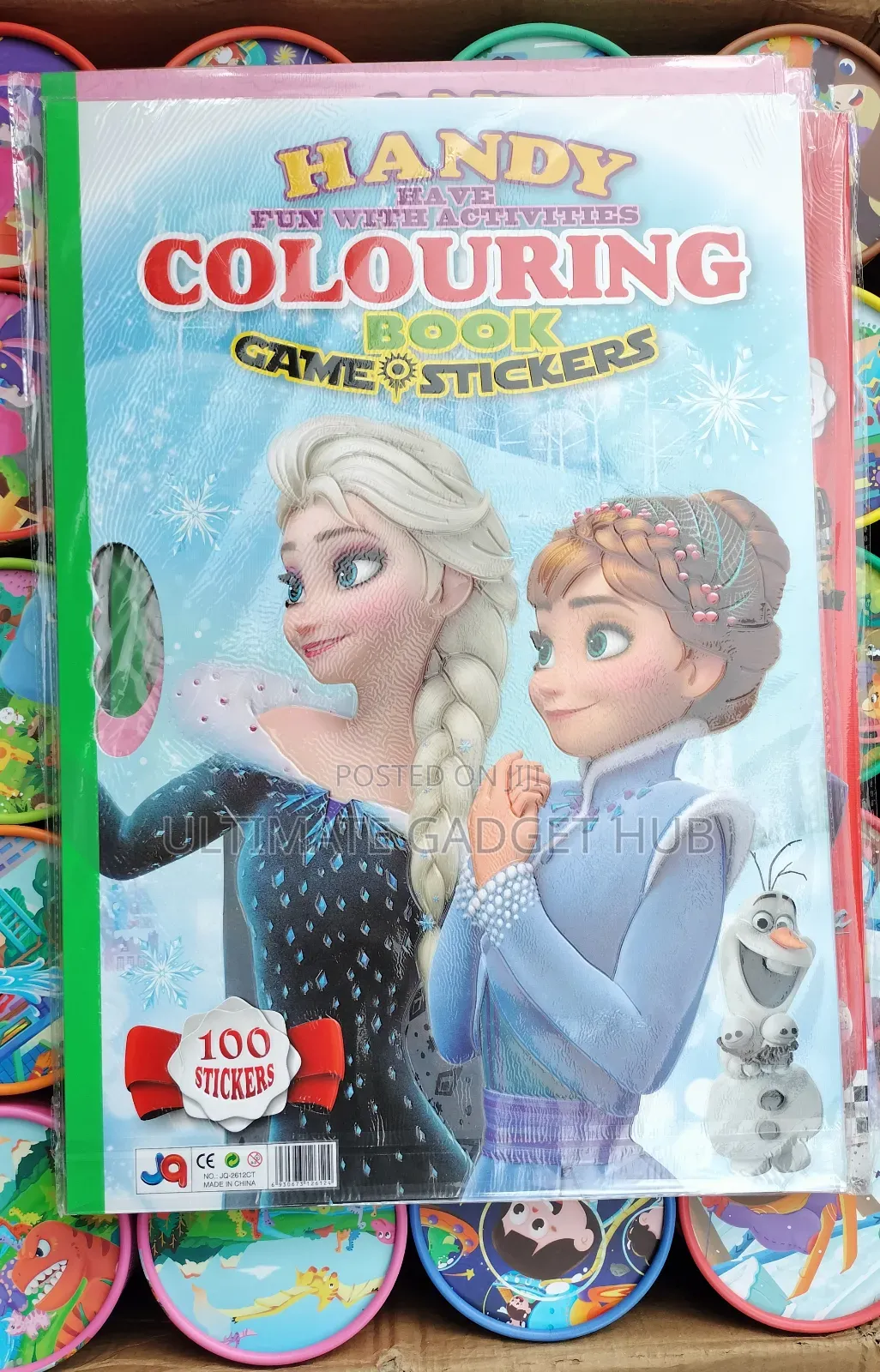 Handy Colouring Book With 100 Stickers