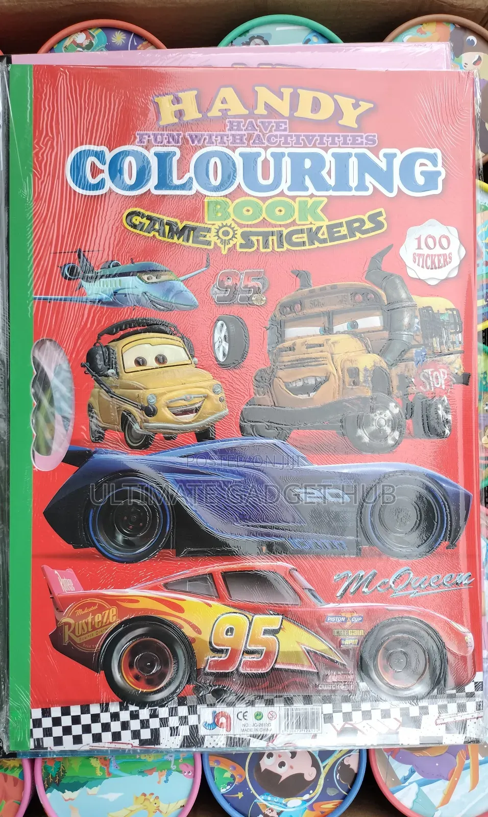 Handy Colouring Book With 100 Stickers