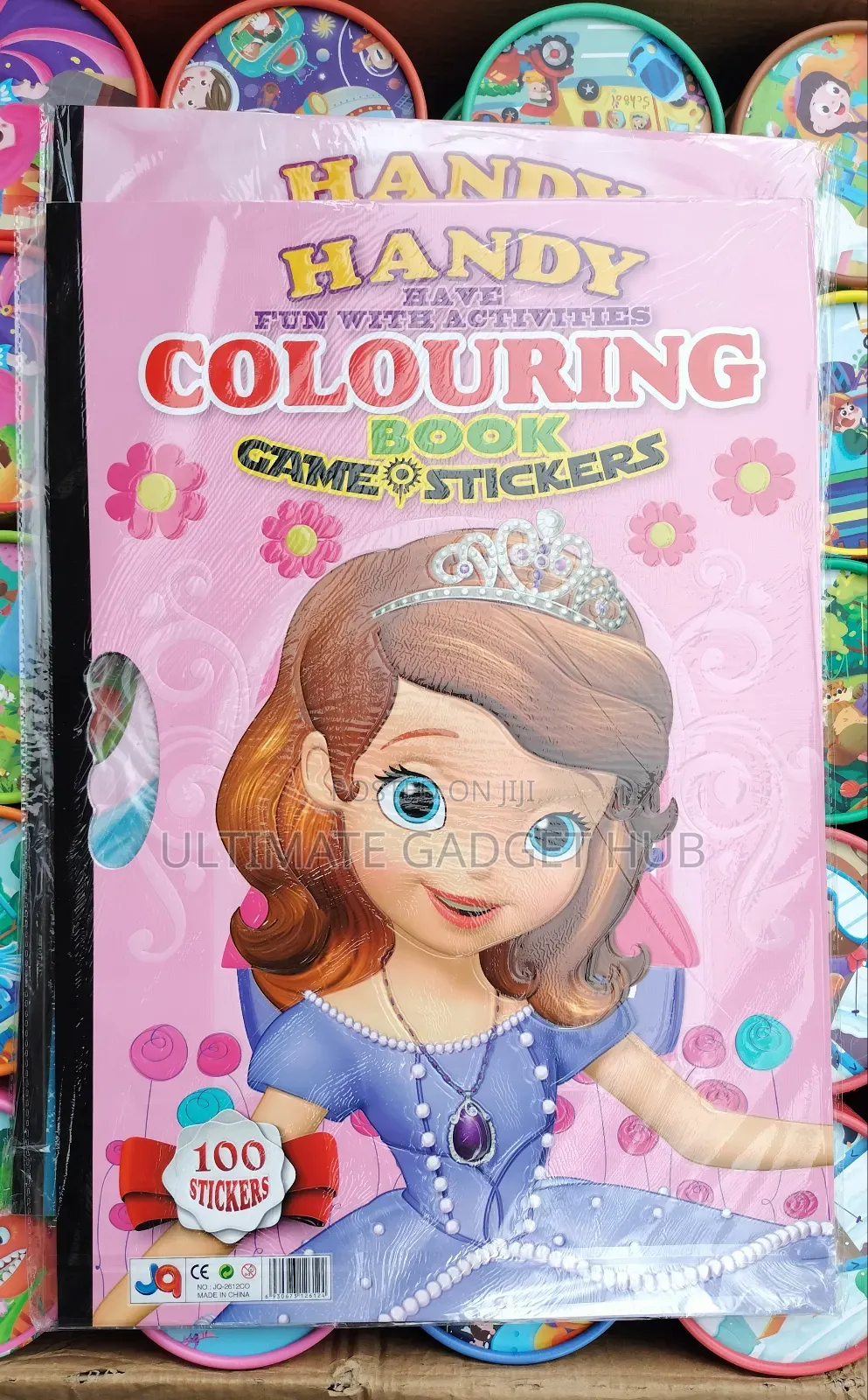 Handy Colouring Book With 100 Stickers