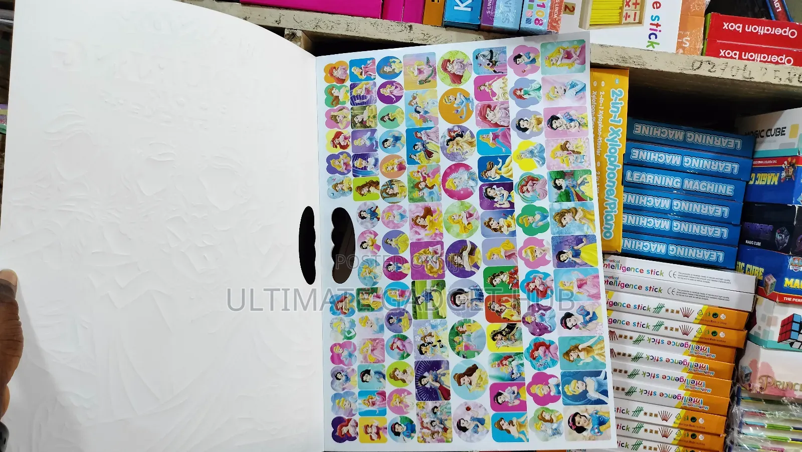 Handy Colouring Book With 100 Stickers