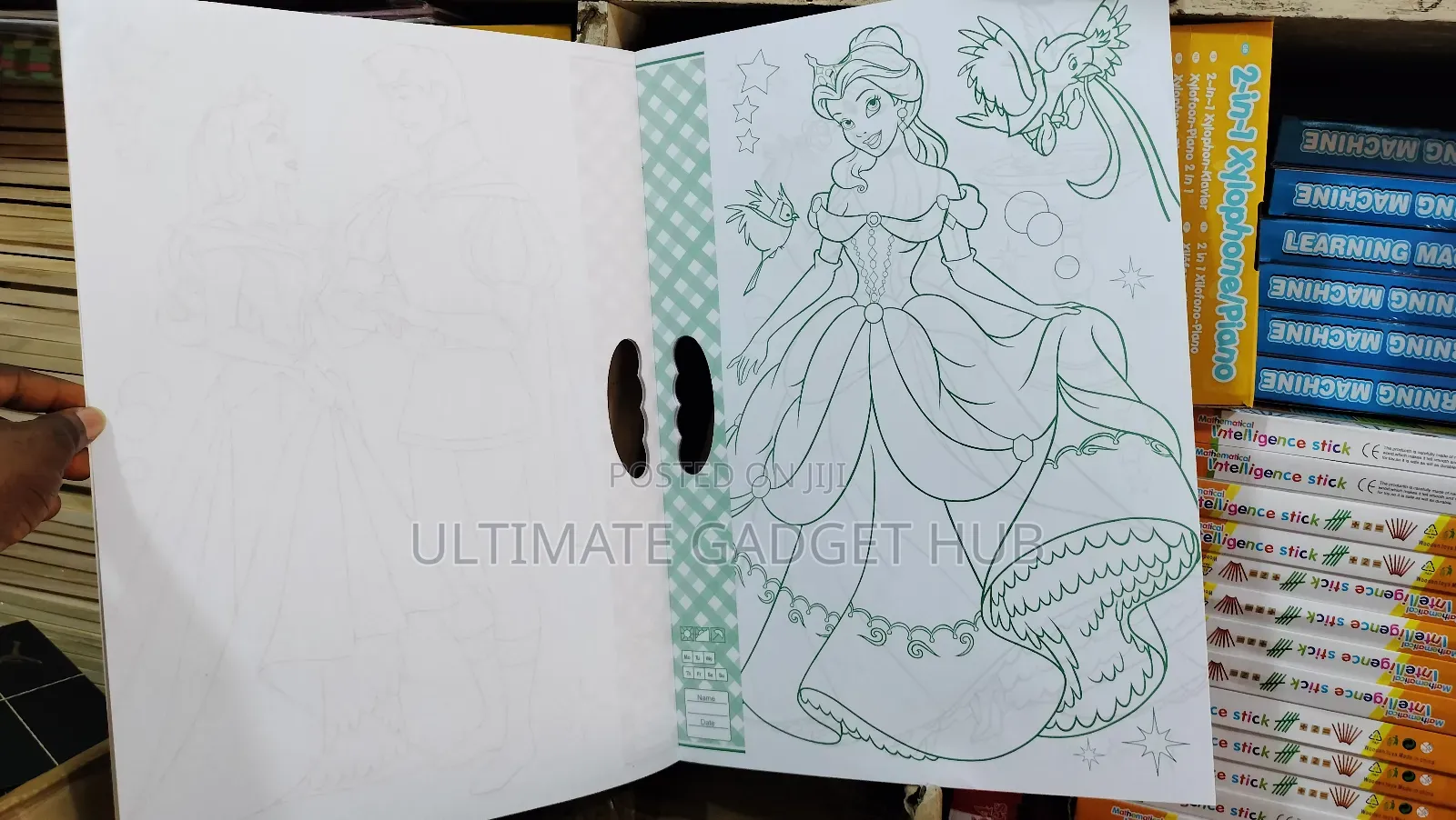 Handy Colouring Book With 100 Stickers