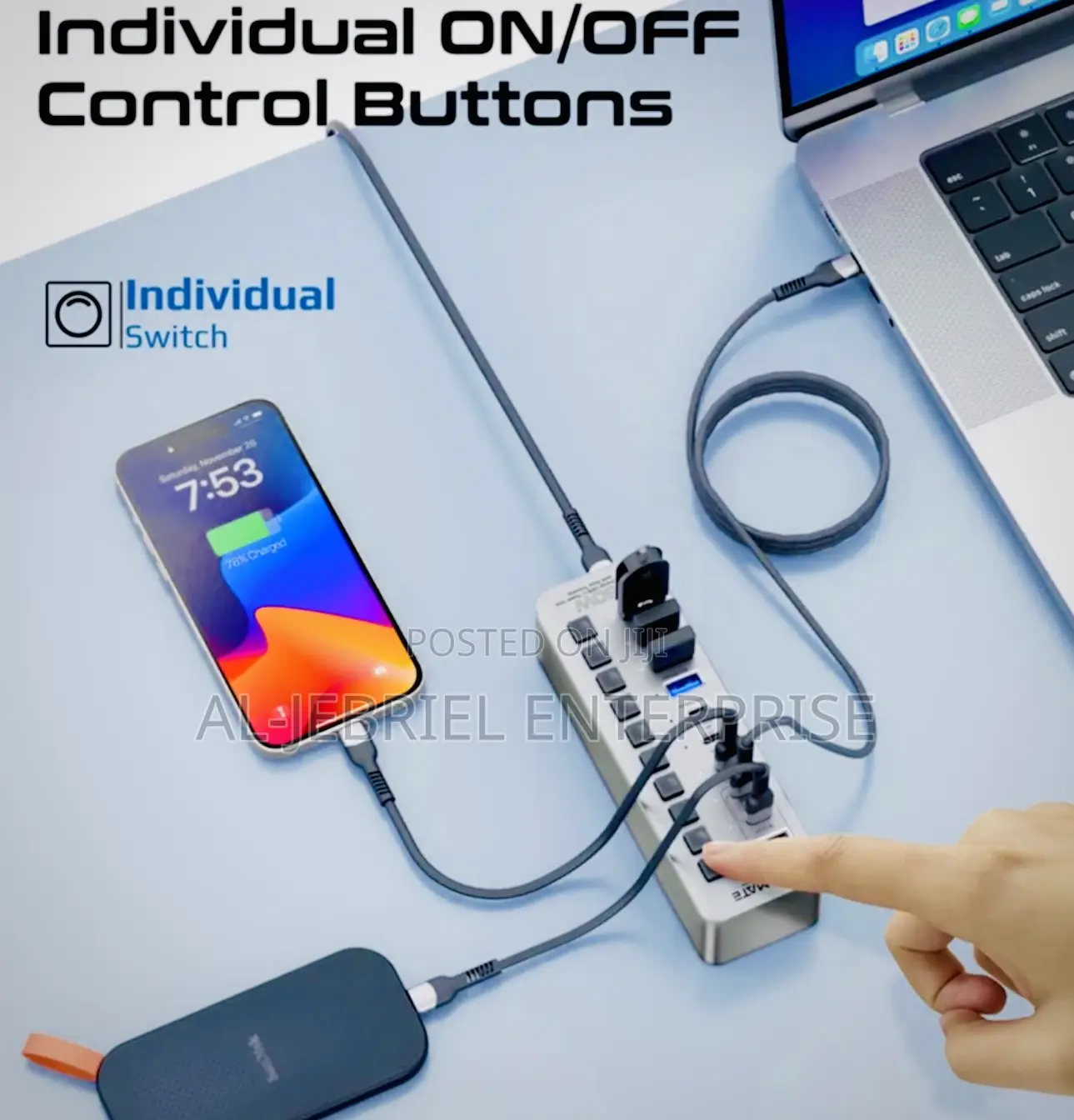 Promate 60watts Usb-C Hub