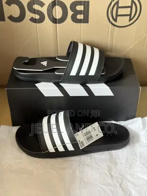 Original Adidas Adilette Comfort Black and White