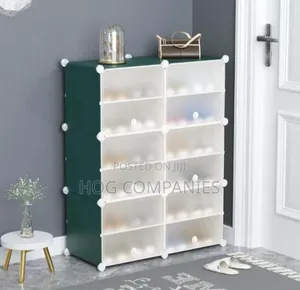 Plastic Cubes Shoe Rack