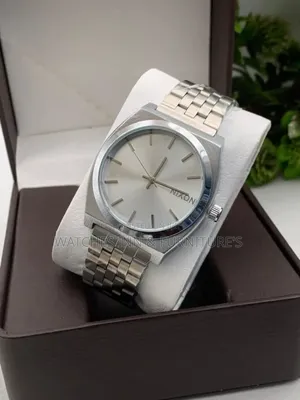 Nixon Timeteller Silver Watch ( Stainless, Anti Fade )