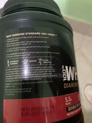 Diamond Standard Whey Protein Powder – Build Lean Muscle Fast!