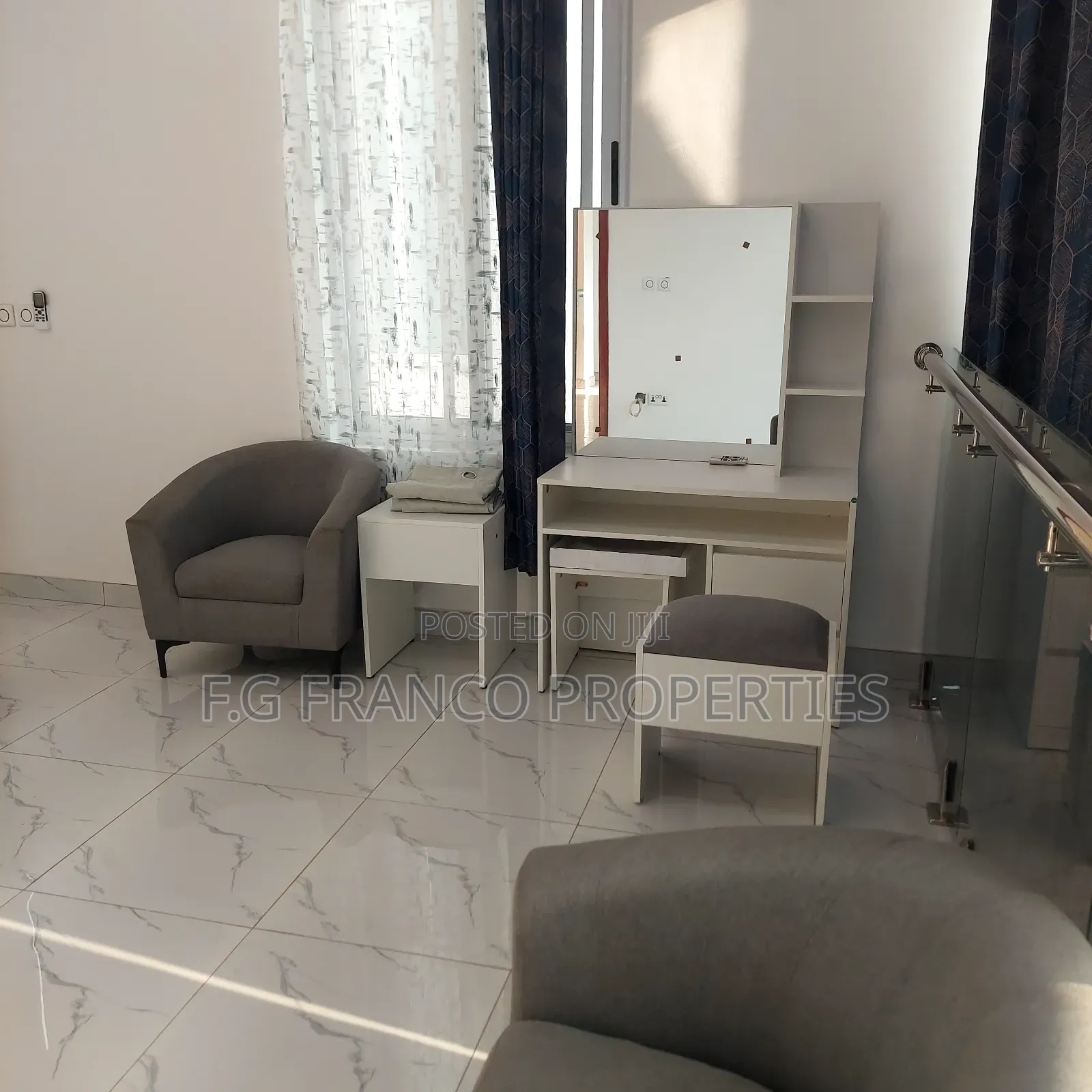 Furnished 3bdrm Apartment in Kg. Franco, Adjiriganor for rent
