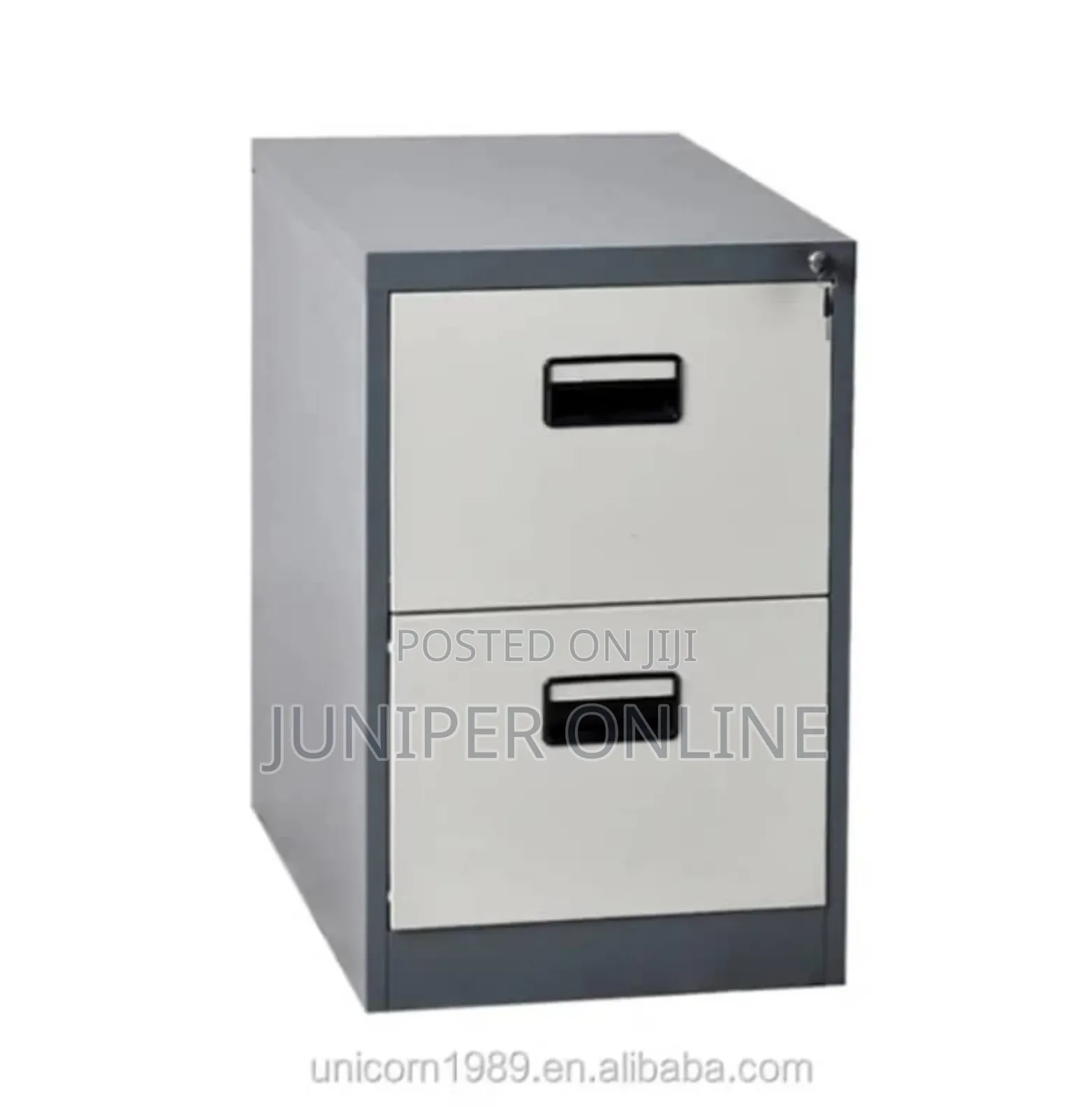 Office 2 Drawer Cabinet Hray