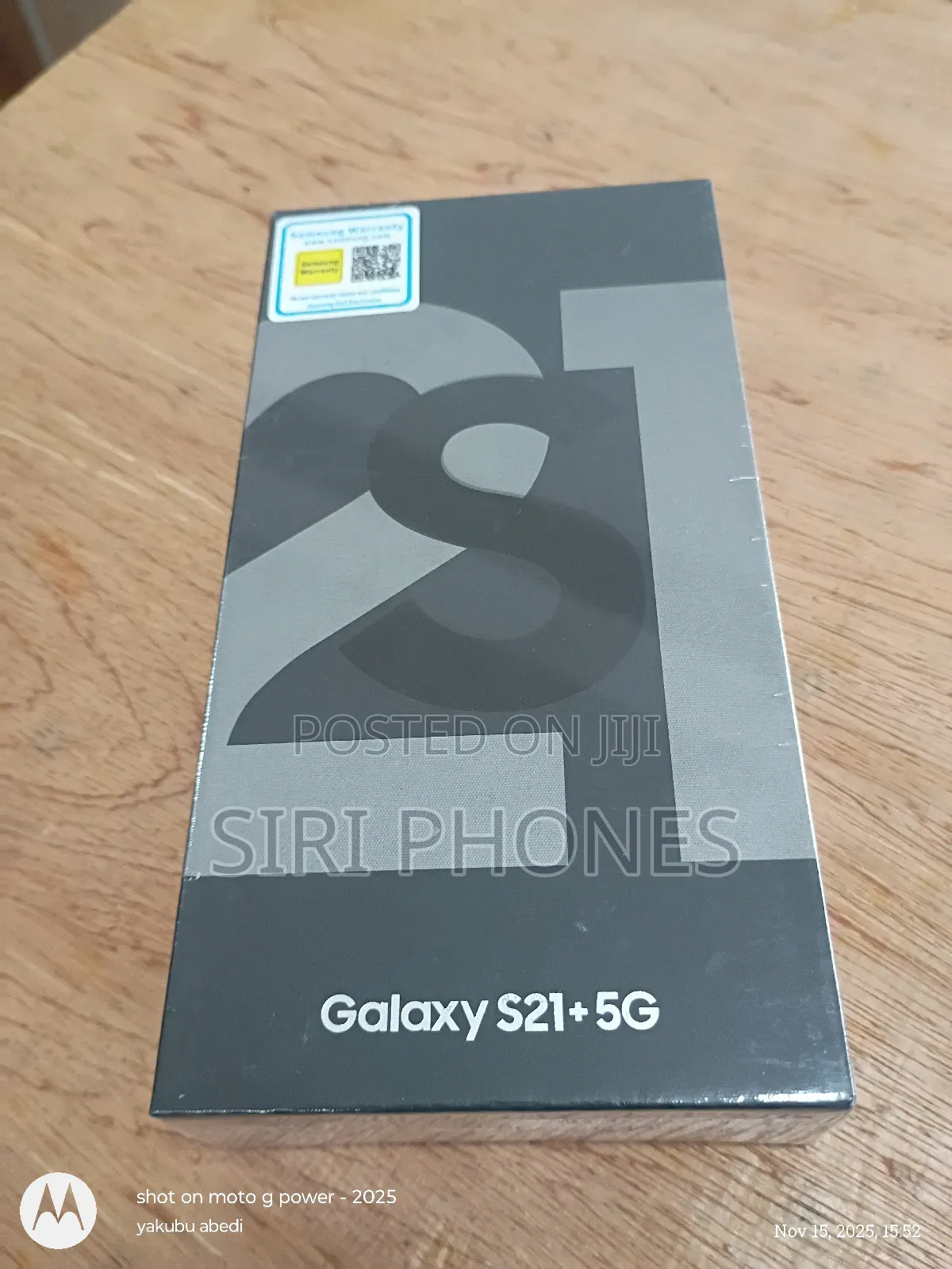 New Samsung Galaxy S21+ 5G 256 GB Black
