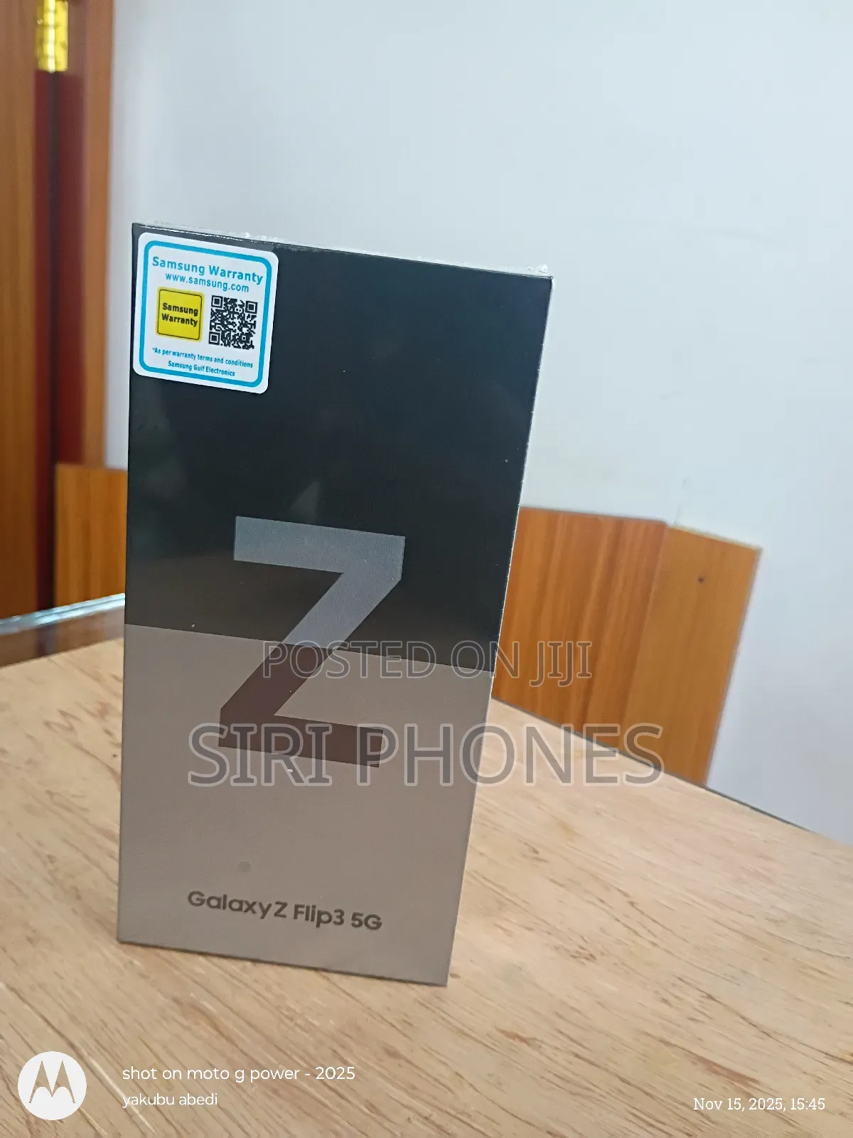 New Samsung Galaxy Z Flip 3 256 GB Black