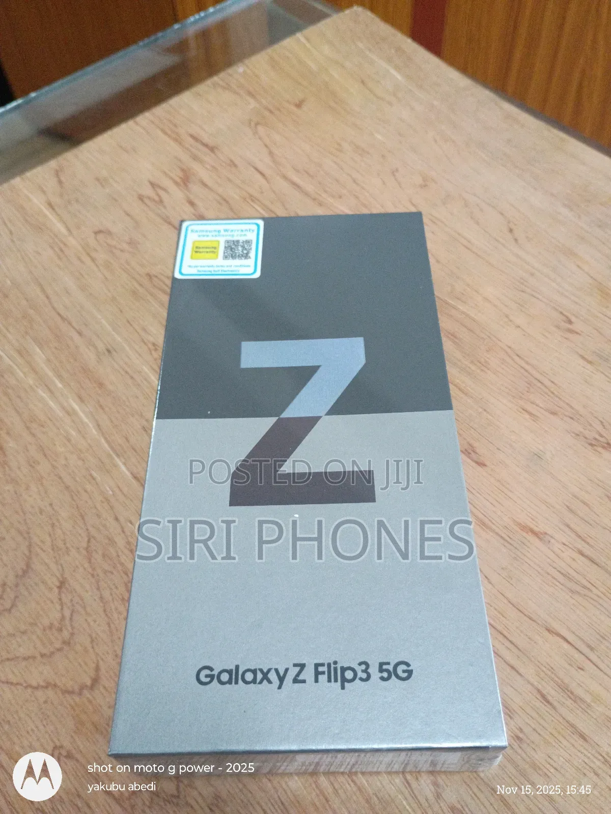 New Samsung Galaxy Z Flip 3 256 GB Black