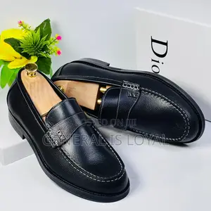 Dior Black Men’S Leather Loafers