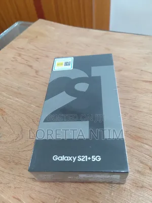 New Samsung Galaxy S21+ 5G 256 GB Black