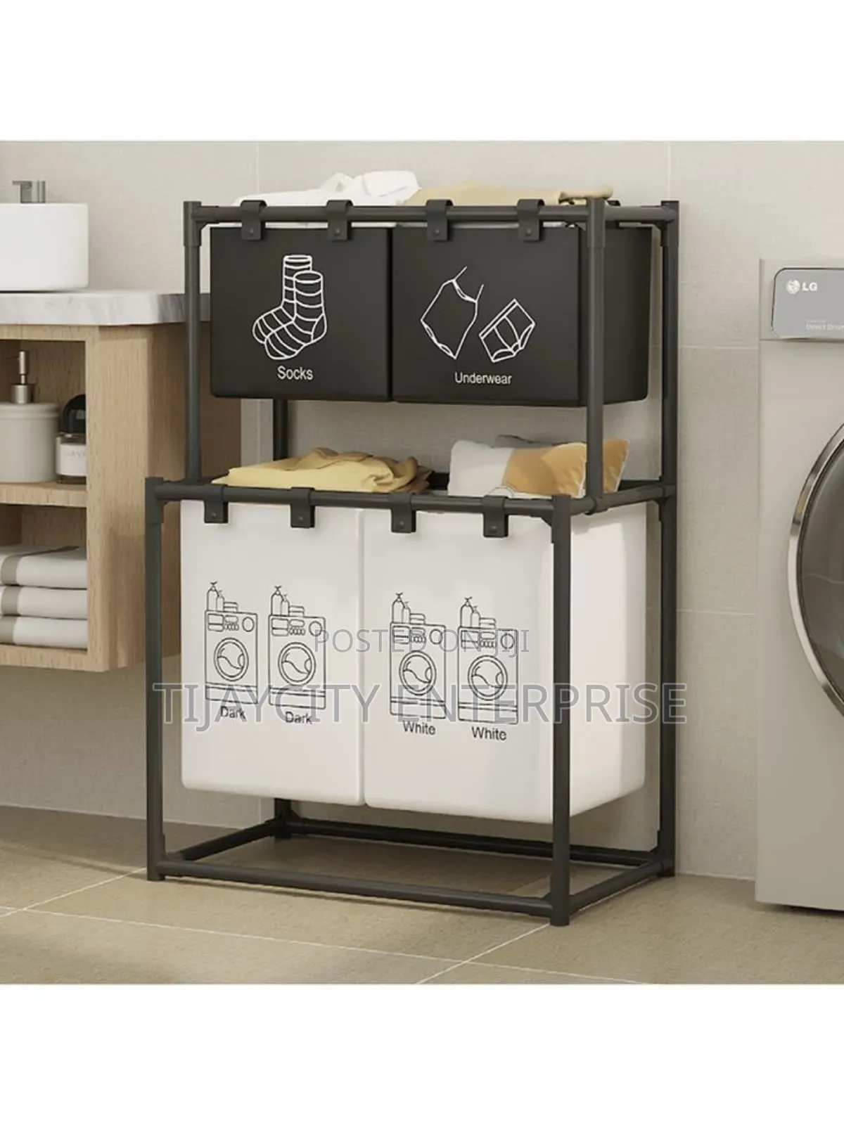 Two-Tier Laundry Sorter
