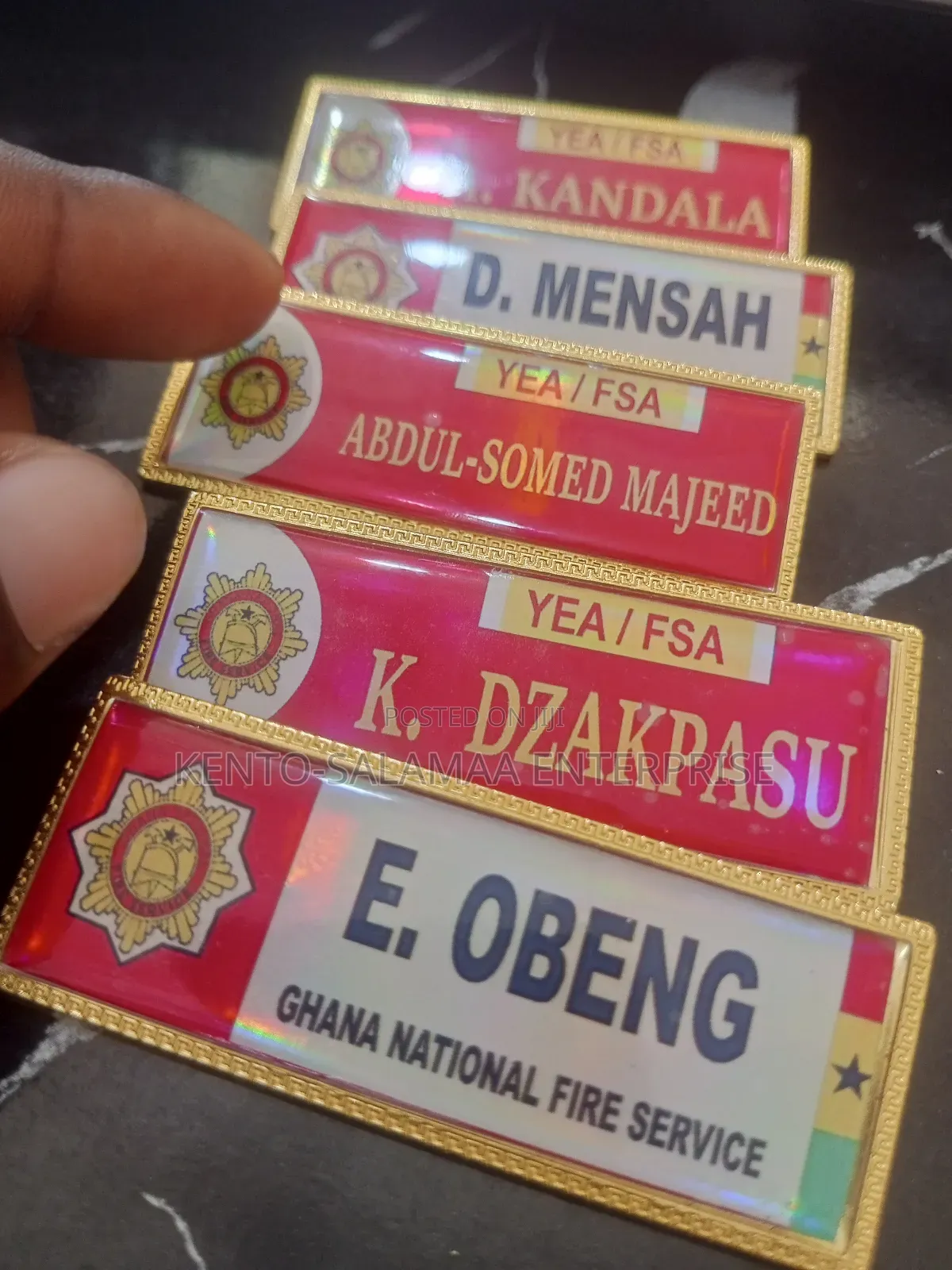 Premium Crystal Name Tag