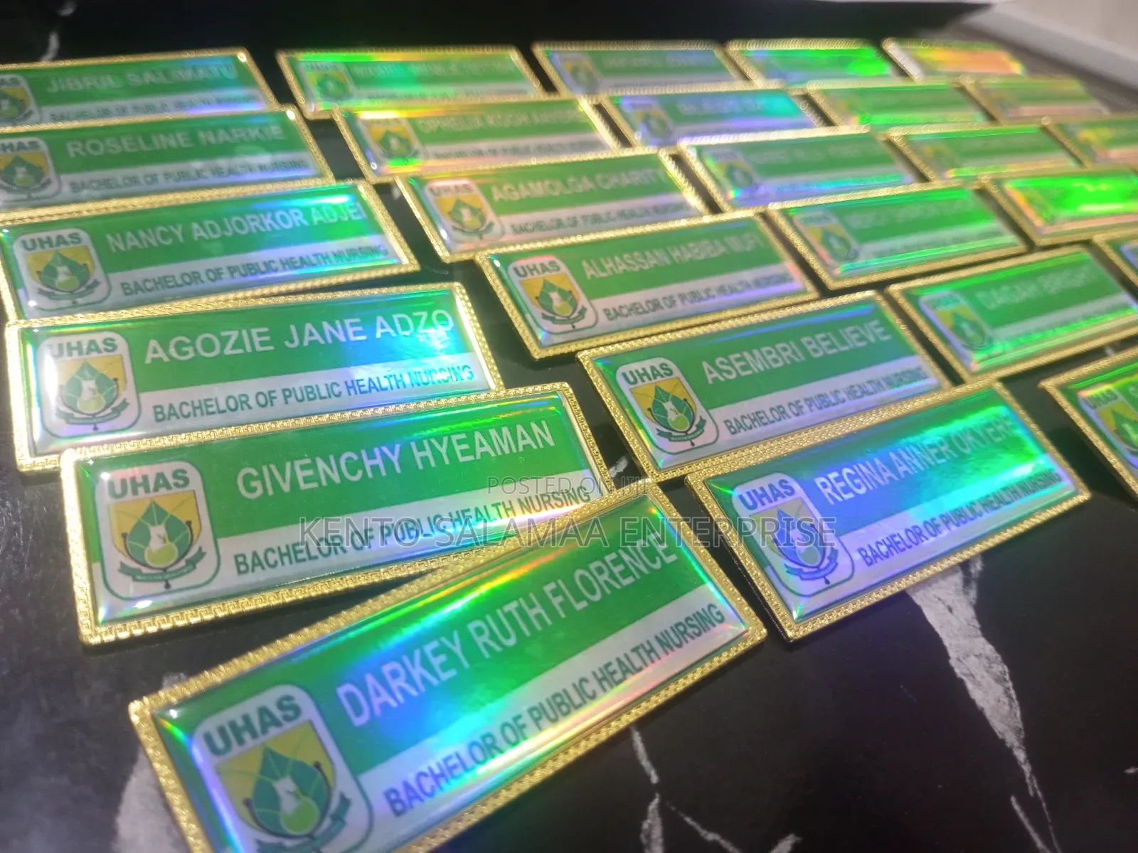 Premium Crystal Name Tag